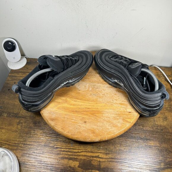 Nike Air Max 97 Terry Cloth Mens Size 10 Black Athletic‎ Shoes 921826-015 - Picture 5 of 8